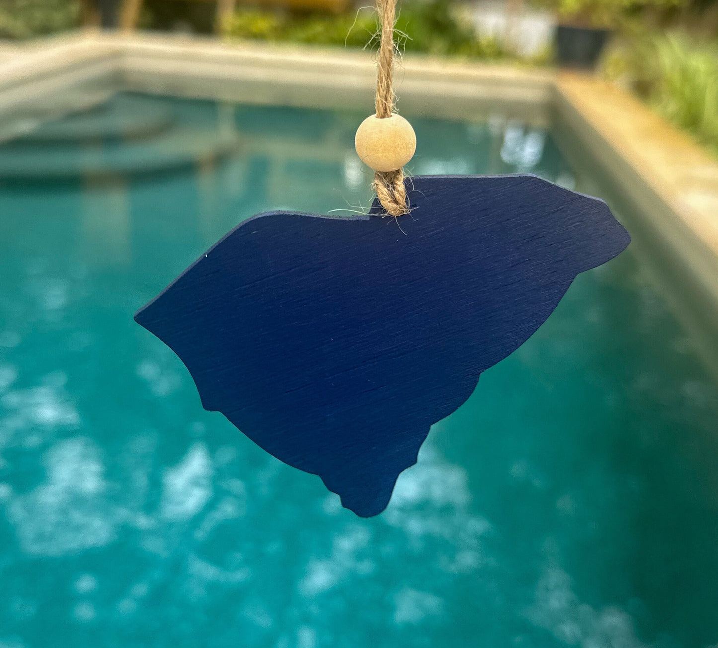 South Carolina Ocean Wave Resin Ornament