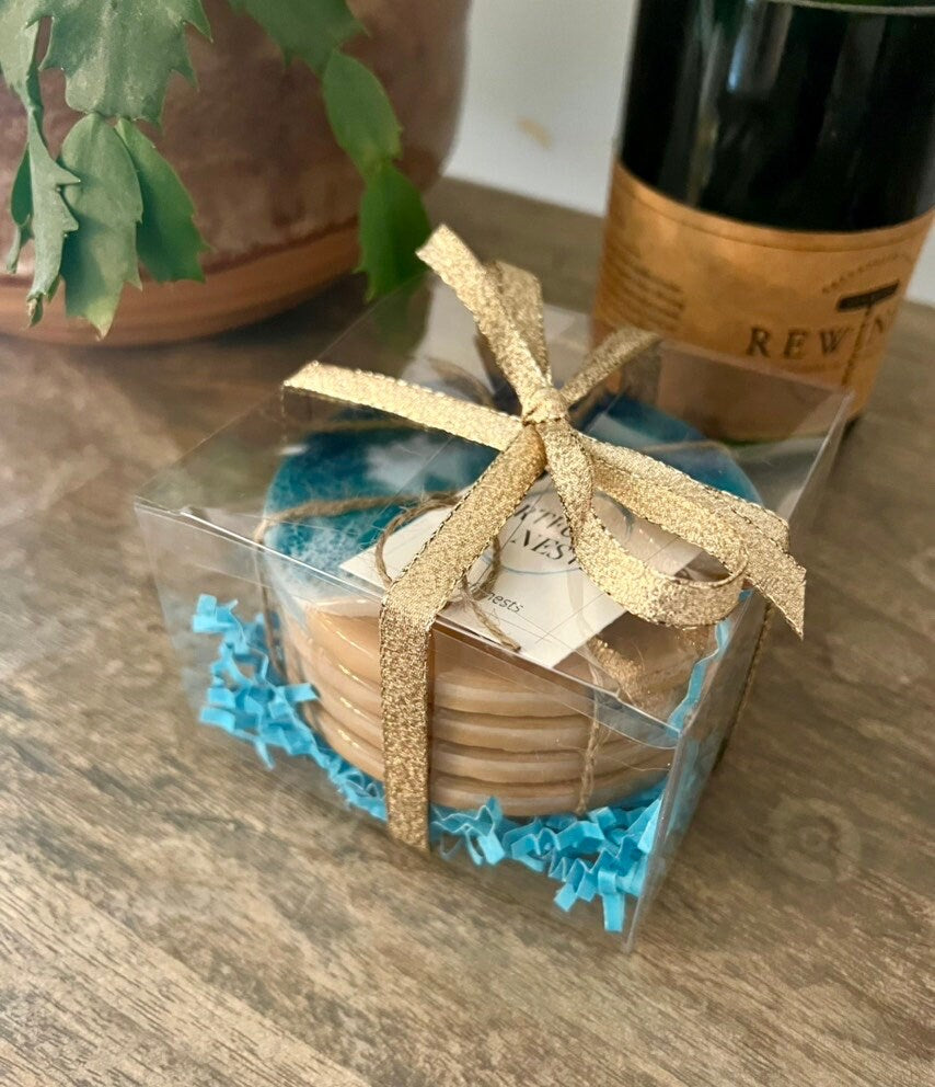 Resin Waves - Ocean Sand Coasters