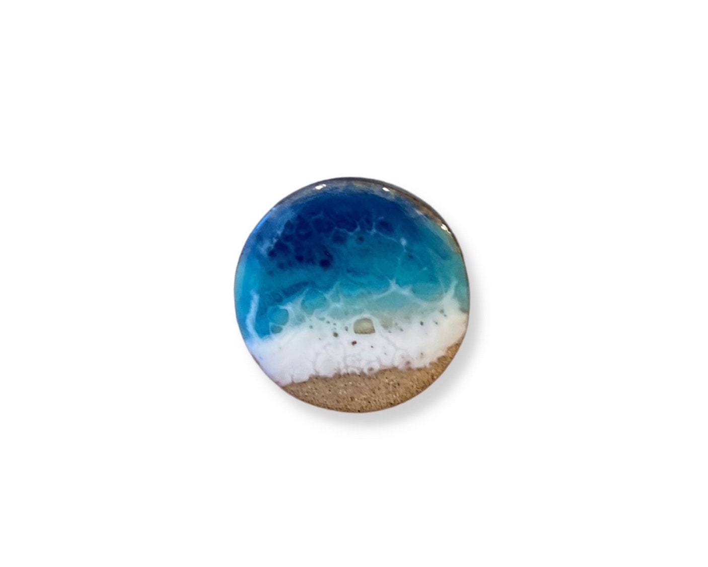 Ocean Resin Magnets Set of 3 - Fridge Magnets - Beach Wedding Favor