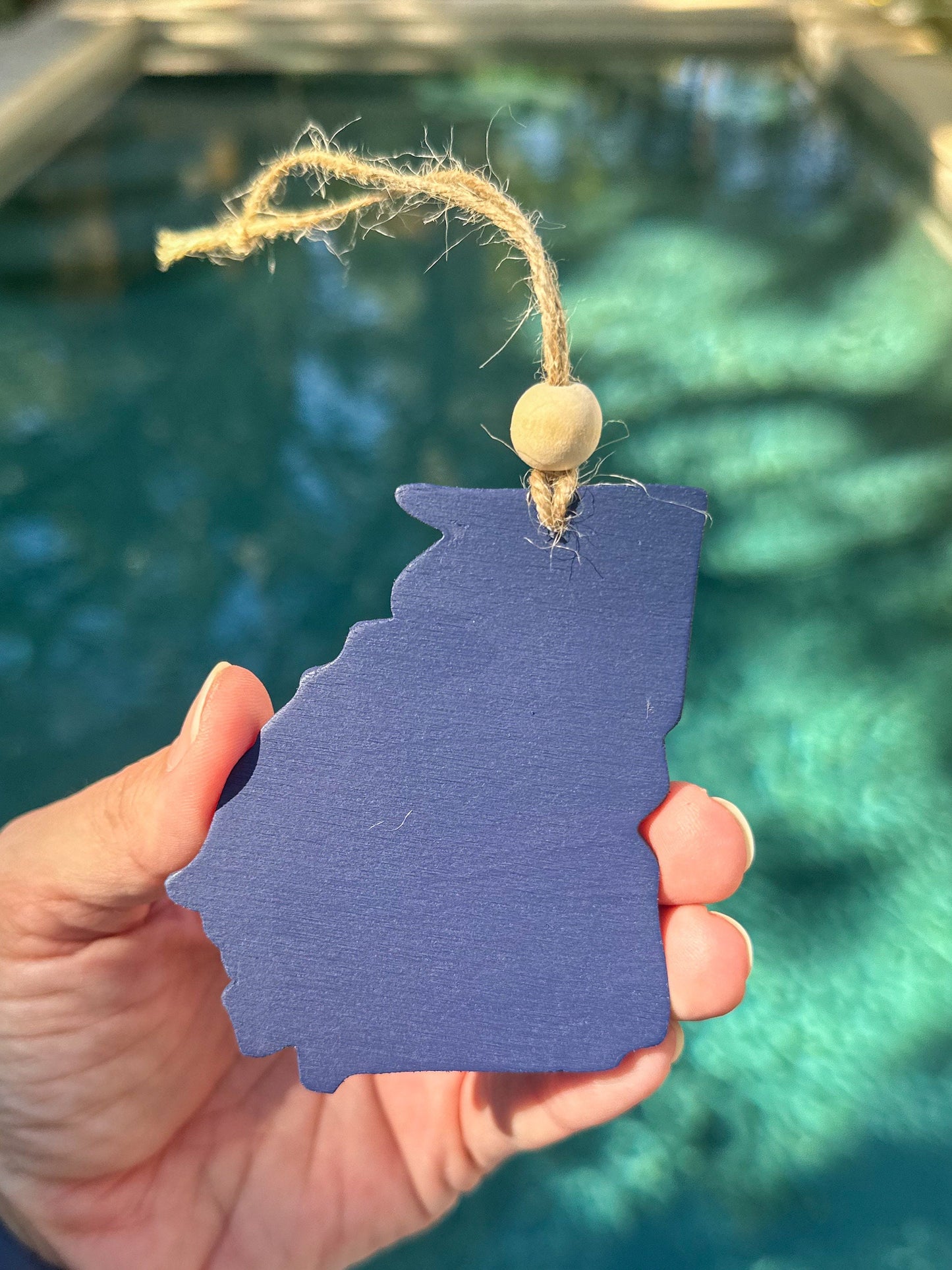 Ocean Resin Ornament -  Georgia
