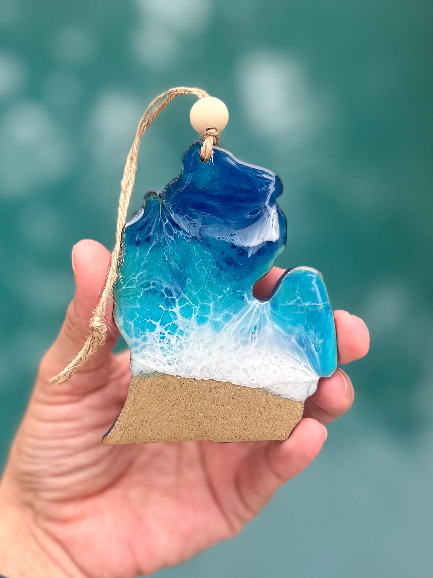 Michigan Ocean Resin Magnet