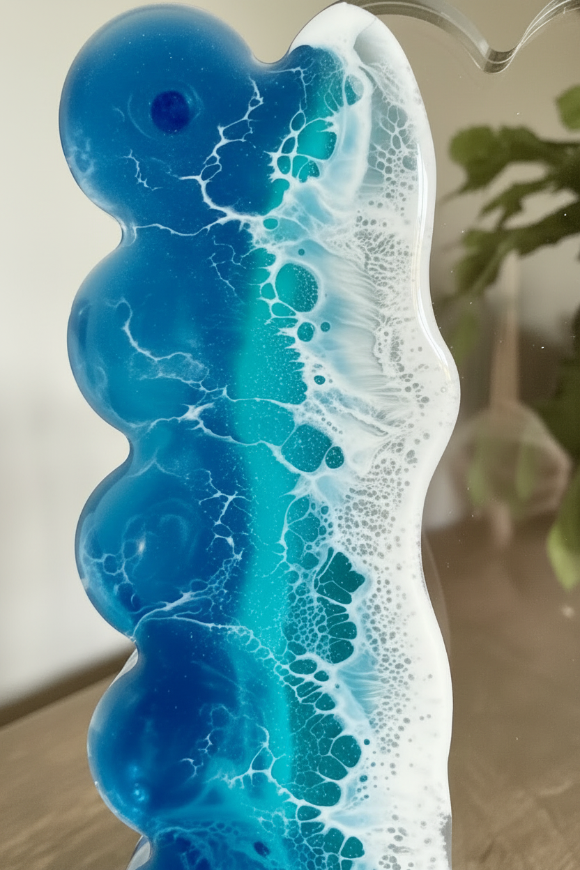 Acrylic Frame – Resin Detail Clean White Background