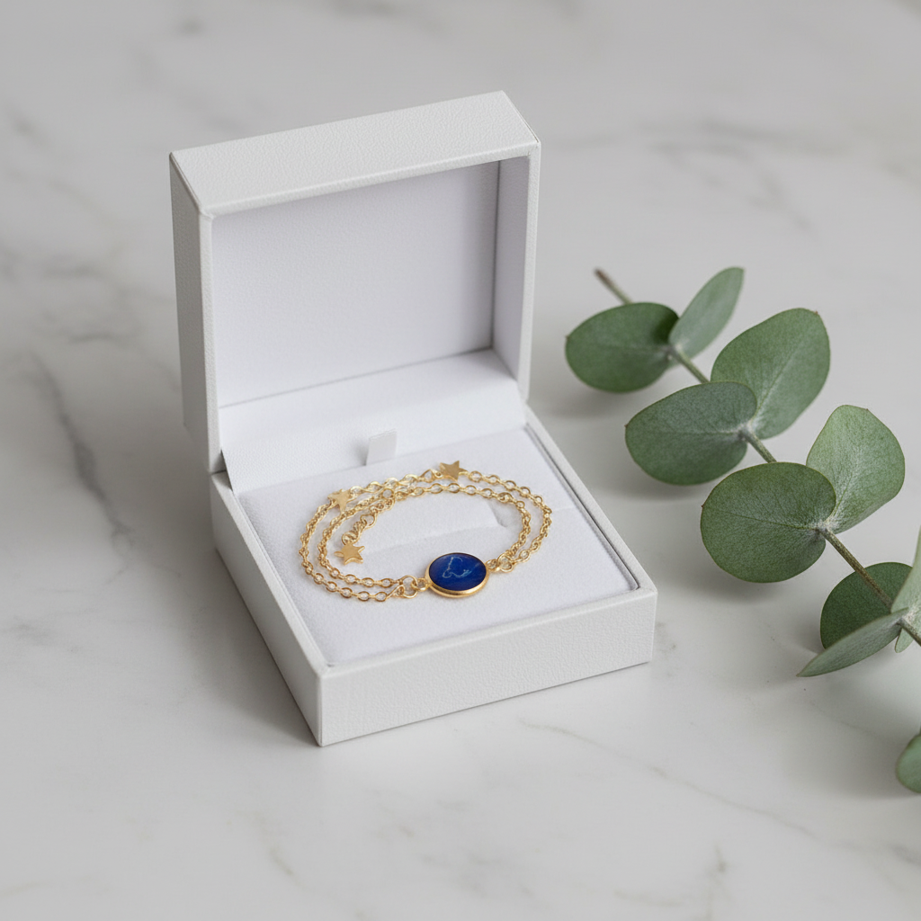 Blue Bracelet in Gift Box