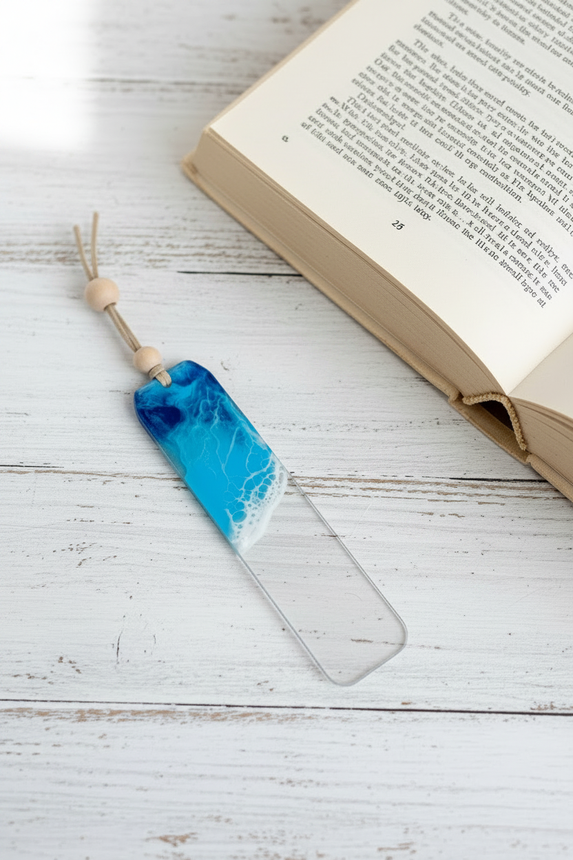Bookmark Flat Lay Clean