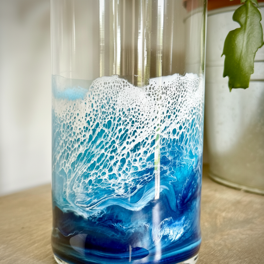 Close-Up Resin Wave Detail