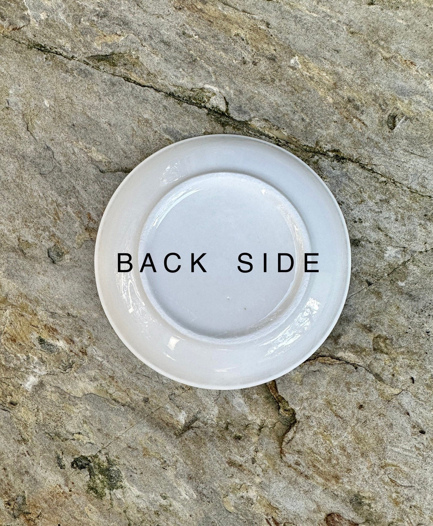 Ocean Inspired Trinket Dish - Ceramic Ring Dish with Resin Waves