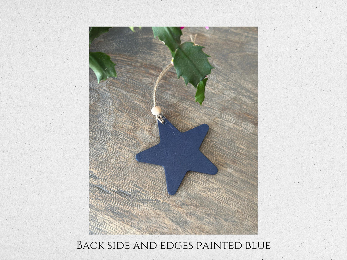 Ocean Resin Star Christmas Ornament