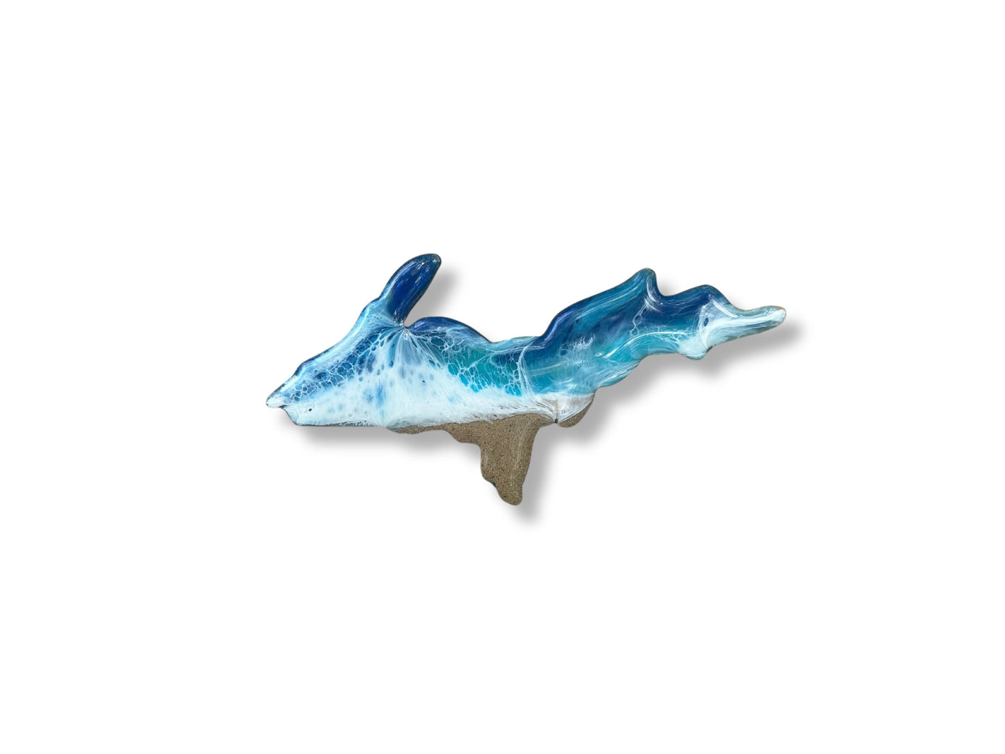 Upper Michigan Ocean Resin Magnet
