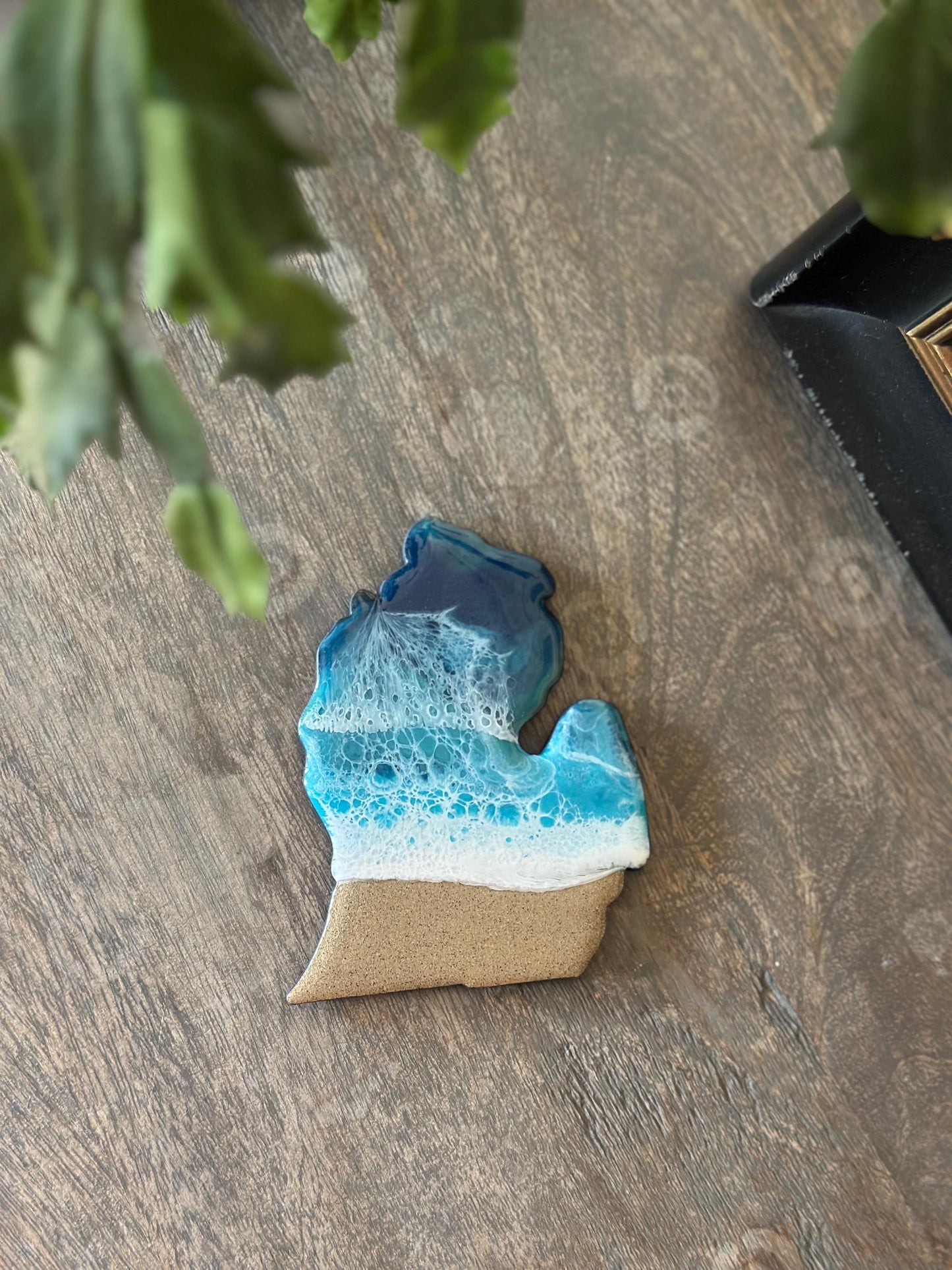 Michigan Ocean Resin Magnet