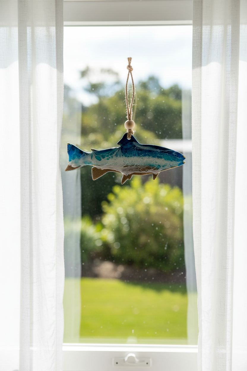 Fish Ornament in Window