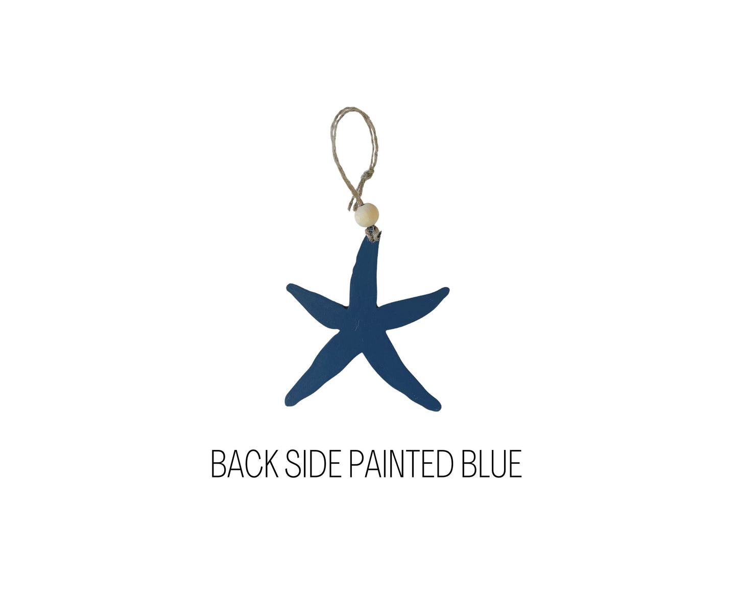 Resin Wave Starfish Ornament: Coastal Christmas Decor, Beach Wedding Favor