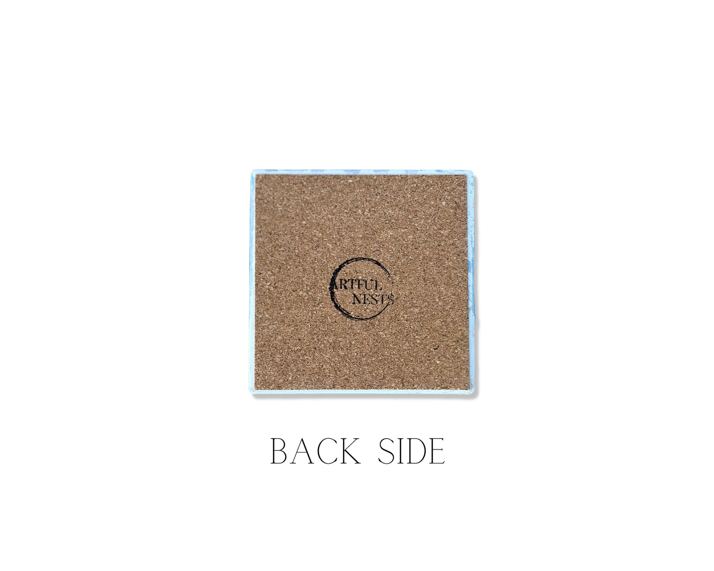 Ocean Waves Square Resin Coaster  - Beach Home Decor - Unique Wedding Gift - Resin Art - Wedding Shower Gift  - Beach Housewarming