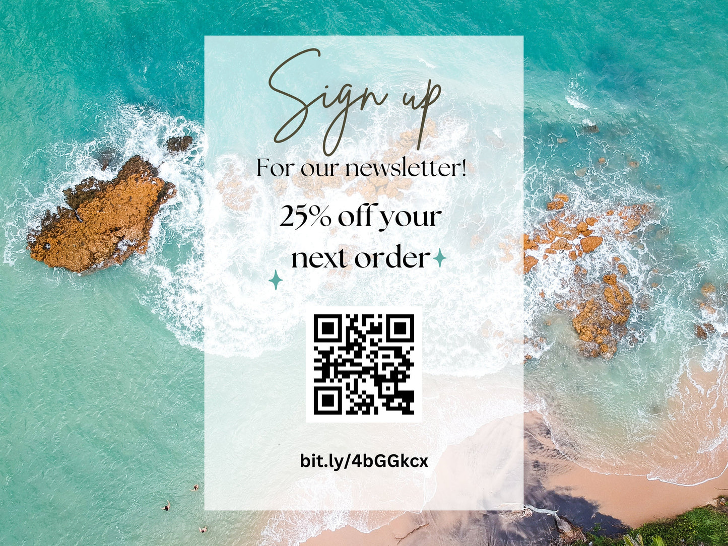 Ocean Waves Square Resin Coaster  - Beach Home Decor - Unique Wedding Gift - Resin Art - Wedding Shower Gift  - Beach Housewarming