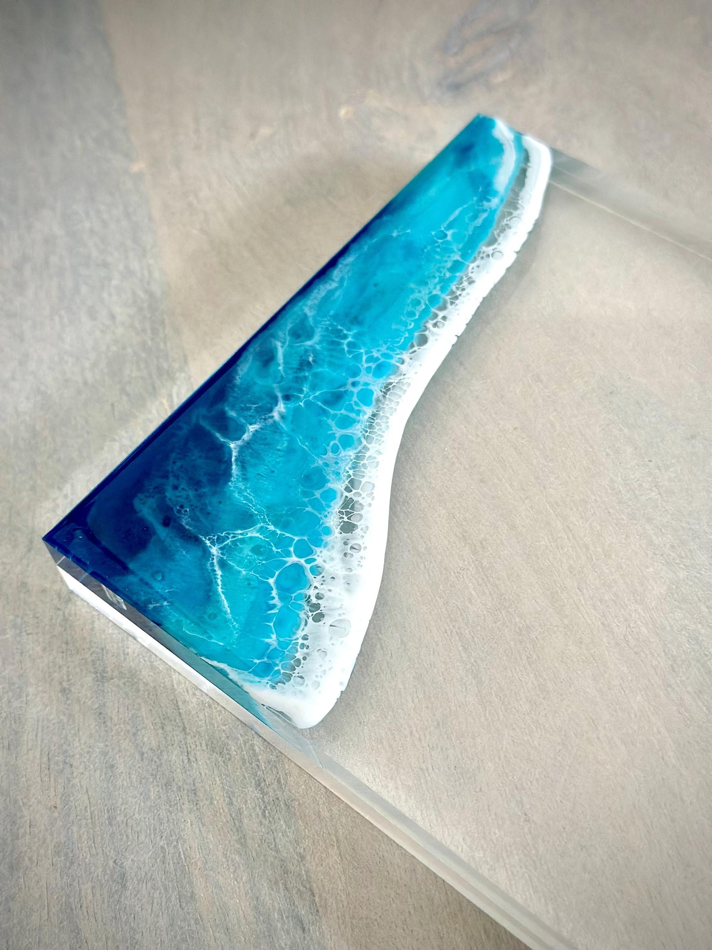 Resin Ocean Wave Acrylic Magnetic Picture Frame