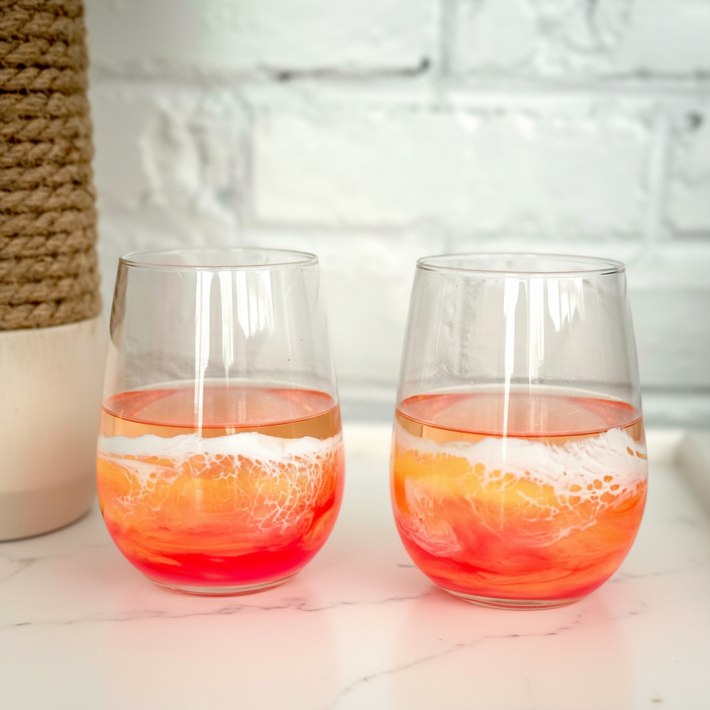 Marble Counter Set of 2