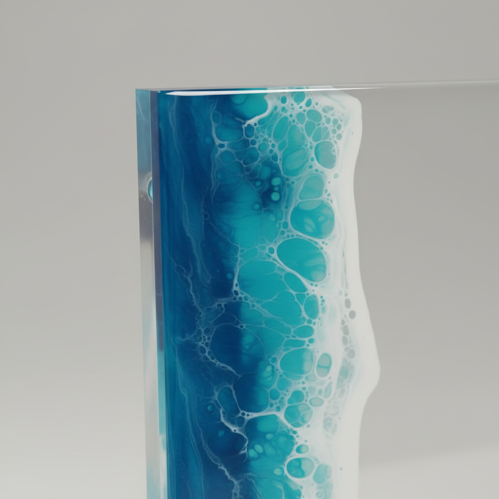 Ocean Wave Frame – Corner Detail