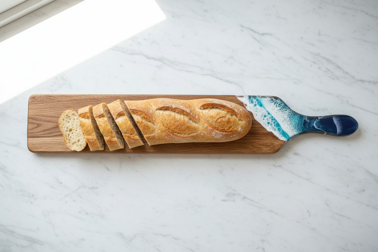 Resin Wave Serving Tray – French Bread