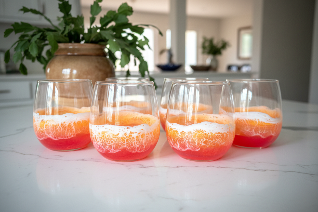 Sunset Resin Wine Glass Set of 6 - Revised