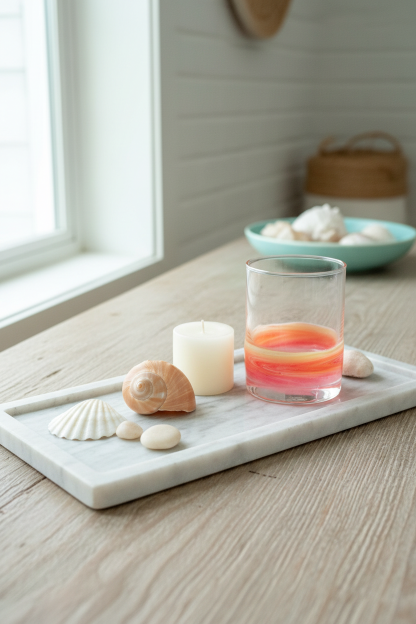 Sunset Rocks Glass - Coastal Gift